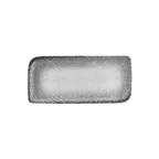 image of Turgla T-LNAR38DT-6 Luna Porcelain Platter, Grey, 13.75" W x 6.25" D, 14" Long, 6" Short
