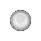 image of Turgla T-LNGT28CK-6 Luna Deep Plate, 11" Round Porcelain Dinner Plate, Grey, 16 oz Capacity