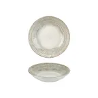 image of Turgla T-MSFL23CK-6 Deep Rim Porcelain Dinner Plate, 9" Round, Brown, 34 oz Capacity