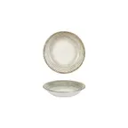 image of Turgla T-MSZT15CK-24 Deep Rim Round China Plate, 6" Diameter, 7 oz Capacity, Brown Porcelain