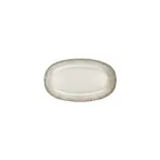 image of Turgla T-MSZT24OV-12 Oval Porcelain Platter, 9.5" W x 5.5" D, Brown Finish, Oval Shape - 1/Each
