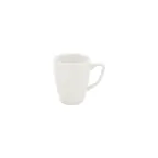 image of Turgla T-MUG03KNK-6 - 10 oz Warm White Porcelain China Mug, 3.25" Diameter, Round Shape