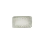 image of Turgla T-NMAR28DT-12 Natura Ocean Rectangular Plate, 9.5" x 6" Porcelain, Blue Finish