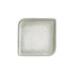 image of Turgla T-NMAR38KR-6 Square China Plate, 11" x 11" Elegant Blue Porcelain Dinnerware