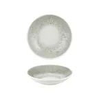 image of Turgla T-NMFL25CK-6 Round Porcelain Dinner Plate, 9.75" Diameter, Deep Rim, Blue, 44 oz Capacity