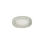 image of Turgla T-NMZT24OV-12 Natura Ocean Oval Platter, Porcelain, Blue, 9.5" W x 5.5" D, 10" Long Side