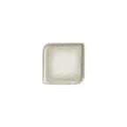 image of Turgla T-NPAR20KR-12 Square Porcelain Plate, 6" x 6", Brown Finish, Smallware China Dinnerware