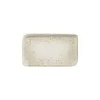 image of Turgla T-NPAR34DT-6 Natura Rectangular Porcelain Platter, 11.75" W x 7" D, Brown Finish - 1/Each