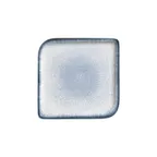 image of Turgla T-OHAR38KR-6 Square China Plate, 11" x 11" Blue Porcelain Dinnerware