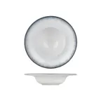 image of Turgla T-OHGT28CK-6 Occhio Deep Rim Plate, 11" Round Blue Porcelain, 16 oz Capacity