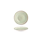 image of Turgla T-RMZT09CK-24 Rome Deep Plate, 3.5" Round Green Porcelain, Deep Rim, 2 oz Capacity