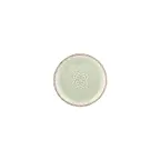 image of Turgla T-RMZT17DZ-12 Round 6.75" Green Porcelain Dinner Plate, Classic Tableware, Fine China Style