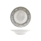 image of Turgla T-RUGZT27CK-6 Zafira Deep Round Plate, 10.75" Diameter, 17 oz Capacity, Beige Porcelain