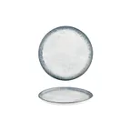 image of Turgla T-SMABB22DZ-12 Round 8.75" Blue Porcelain Dinner Plate, Classic China Tableware