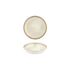 image of Turgla T-SMABY145CK-24 Deep Rim Porcelain Dinner Plate, 5.75" Diameter, Beige, 9 oz, Round