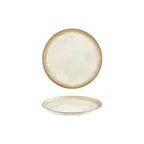 image of Turgla T-SMABY22DZ-12 Ambience Round China Plate, 8.75" Beige Porcelain Dinnerware