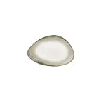 image of Turgla T-SZZT01STB-12 Spazio Organic Round Porcelain Saucer, 5" to 5.49" Diameter, Decorated Finish