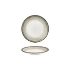 image of Turgla T-SZZT21CK-12 Spazio Deep Plate, 8.25" Round Porcelain Dinner Plate, Deep Rim, 17 oz Capacity