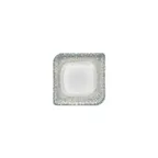 image of Turgla T-VISAR20KR-12 Square Porcelain Dinner Plate, 6" x 6", Green Finish