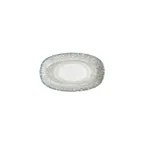 image of Turgla T-VISZT24OV-12 Oval Green Porcelain Platter, 9.5" W x 5.5" D, Elegant Dinnerware Serving Tray