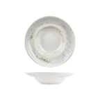image of Turgla T-WEZT27CK-6 Wave Deep Round Plate, 10.75" Diameter, 17 oz Capacity, Blue Porcelain