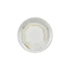 image of Turgla T-WEZT27DZ-12 Wave Plate, 10.75" Round Porcelain Dinner Plate in Blue Finish