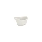 image of Turgla T-ZT01ST-24 Creamer Pitcher, 3.25" x 2" , 2 oz Oval Warm White Porcelain, No Handle