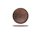 image of Turgla TRI745 EcoGrain Composite Plate, 9.75" Diameter Round Deep Brown, 8-9" Size, Dinnerware