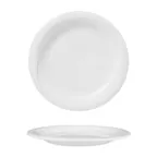 image of Turgla XT19DU00 X‑Tanbul Round Plate, 7.25" White Porcelain, Rolled Edge Coupe Rim