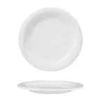 image of Turgla XT21DU00 X-Tanbul Plate, 8.25" Round White Porcelain with Rolled Edge