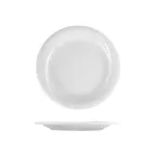 image of Turgla XT25DU00 X-Tanbul Plate, 9.75" Round White Porcelain with Rolled Edge