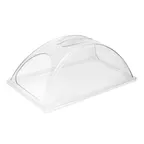 image of Sterno 70174 Rectangular Chafer Cover, Full‑Size Polycarbonate, Pinch Grip Handle, Portals - 3/Case