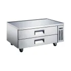 image of Coldline CB48 48" 2 Drawers Refrigerated Chef Base, Marine Edge, 9.6 cu. ft., (4) 1/1 GN pans