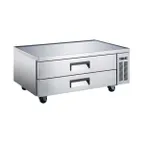 image of Coldline CB60 60" 2 Drawers Refrigerated Chef Base, Marine Edge, 12.7 cu. ft. (6) 1/1 GN pans