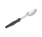 image of Vollrath 64134 - Slotted Serving Spoon, 13" Black Nylon Handle, 18/8 Stainless Steel, Warranty