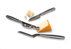 image of Boska 357615 Cheese Knife Set, 2.64"W x 1.14"D x 0.47"H, Stainless Steel Blade & Handle