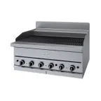 image of Garland US Range GF36-BRL 36" Countertop Gas Lava Rock Charbroiler w/ FF Protection, 90.000 BTU