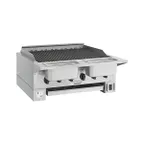 image of Garland US Range HEEGM36CL 34" Countertop Gas Radiant Charbroiler w/ (6) Burners, 87.000 BTU