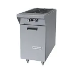 image of Garland US Range M4S Gas 17" Heavy Duty Range w/ (2) Open Burners, (1) Cabinet Base, 70.000 BTU