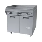 image of Garland US Range MST47S-E 34" Gas Heavy Duty Range, 34" Full Griddle w/ Manual Controls, Electric Ignition and Flame Fail, (1) Cabinet Base, 90.000 BTU 