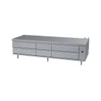 image of Garland US Range UN17R90 90" 6 Drawers Polar Cuisine Refrigerated Chef Base, Remote