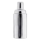 image of TableCraft Products 12973 Ripple 18‑Oz Cocktail Shaker, 3.375"×9" 3‑Piece Stainless Steel