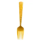 image of TableCraft Products 12995 Solaire Serving Fork, 9" Length, Four‑Tine Gold PVD Stainless Steel