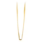 image of TableCraft Products 12997 Solaire Serving Tongs, 12-16" Length, Gold PVD Stainless Steel Finish