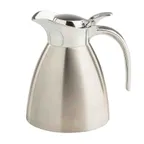 image of TableCraft Products 13137 Coffee Carafe & Creamer, 18 Oz, 6.5" x 5.1" x 6.5" Brushed Stainless Steel
