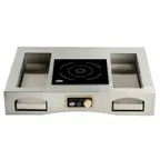 image of TableCraft Products CWSSACTION1BRA Countertop Action Station