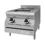 image of Garland US Range ED-15HSE 15" Designer Series Electric Countertop Hotplate w/ (2) Solid Burners, Manual Controls, 5.2 kW