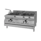 image of Garland US Range ED-30SFT Split Pot Countertop Electric Fryer w/ 30-Lb. Capacity, Twin Baskets