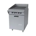 image of Garland US Range M24B 24" Gas Heavy Duty Range w/ 24" Full Briquette Charbroiler, (1) Cabinet Base, 60.000 BTU