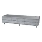 image of Garland US Range UN17R108 108" 8 Drawers Polar Cuisine Refrigerated Chef Base, Remote